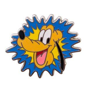 Pluto Disney Pin: Blue Starburst